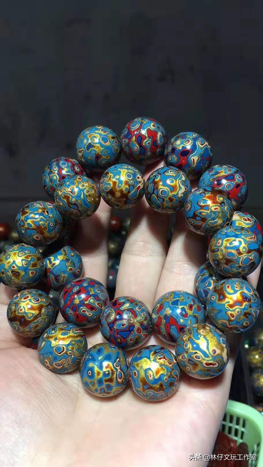 大漆八大守护佛珠,大漆犀皮佛珠教程