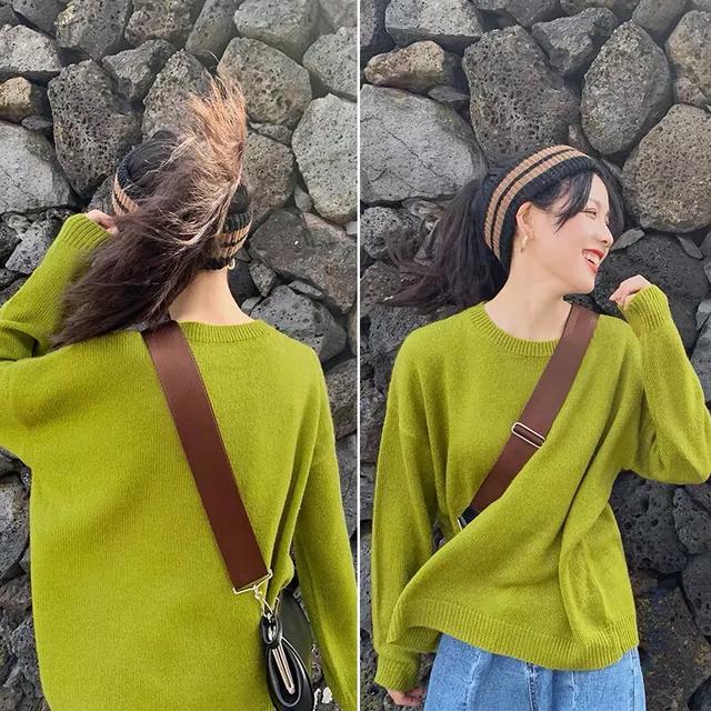 秋天衣橱必备50件,秋天毛衣套装温柔