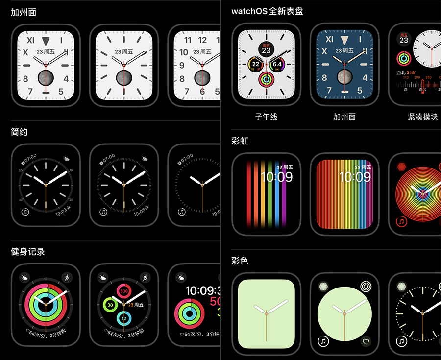 applewatchseries741mm和45mm,applewatchseries5全部功能