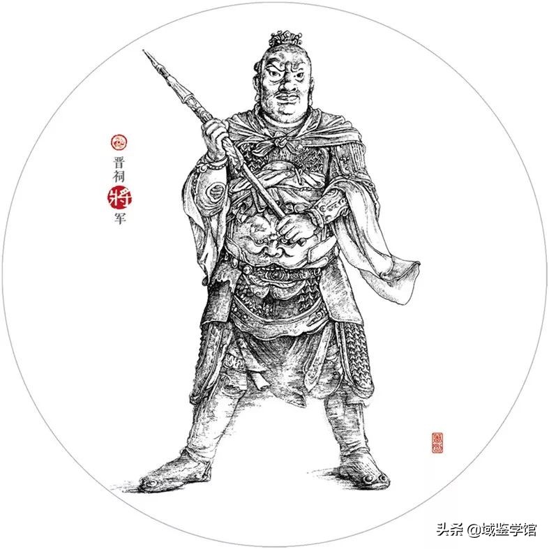 另类钢笔手绘,钢笔速写古建风景