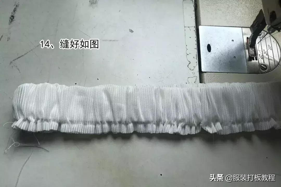 不规则半身荷叶边裙结构制图,不规则半身荷叶裙怎么搭配