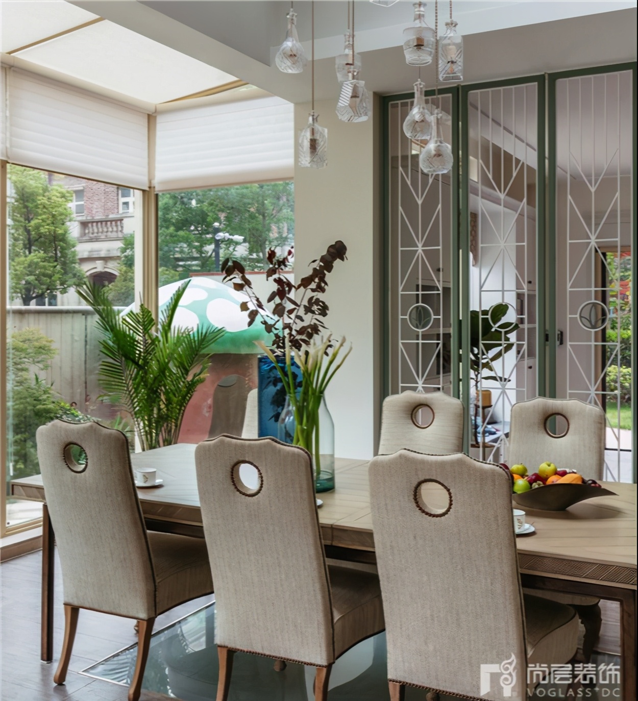 尚层空间装修的房子,苏州九龙仓碧堤半岛联排别墅