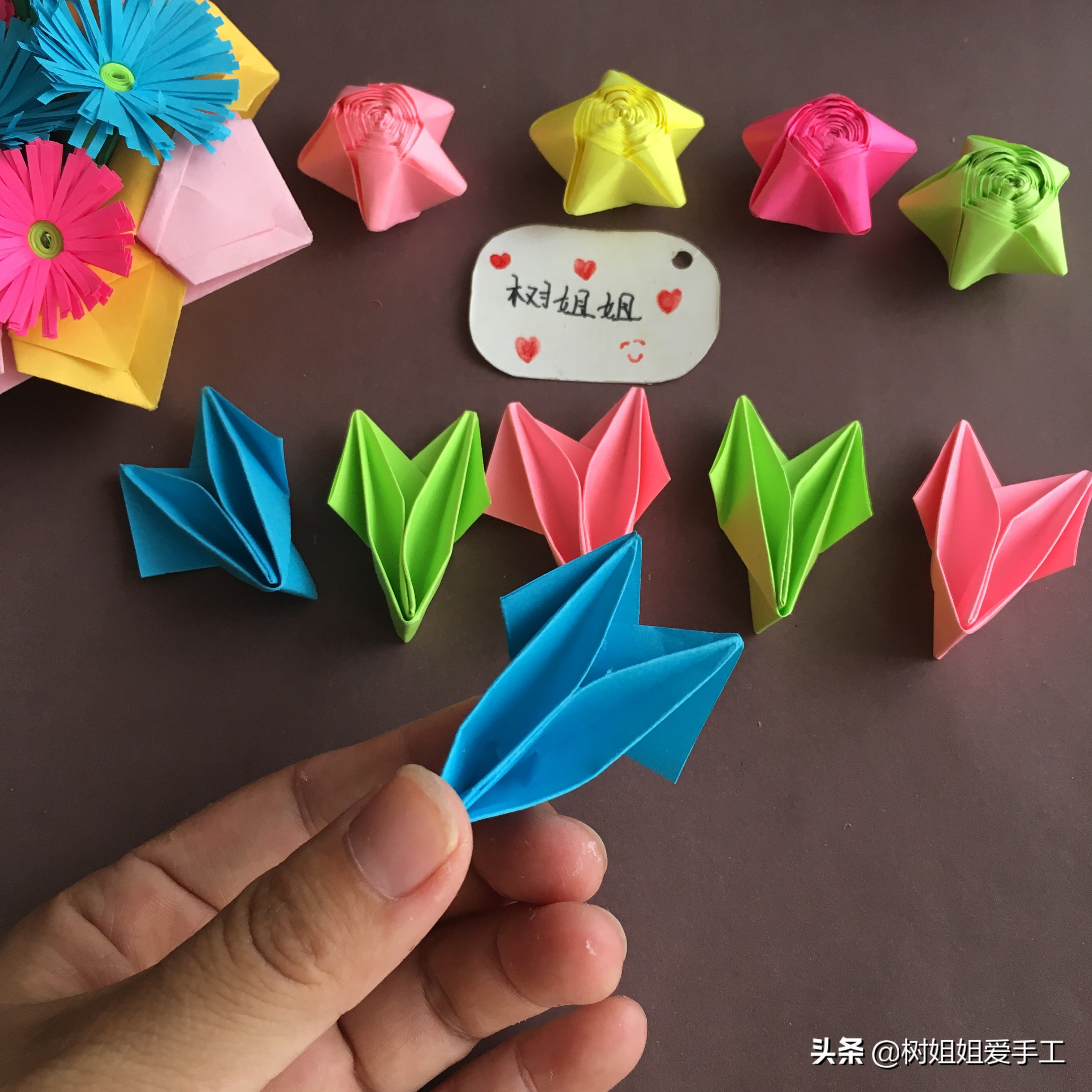 纸伞折法视频古风,折发簪的折纸方法超简单