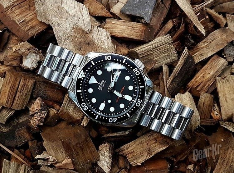 seiko精工5号绿水鬼机械表,seiko潜水男表