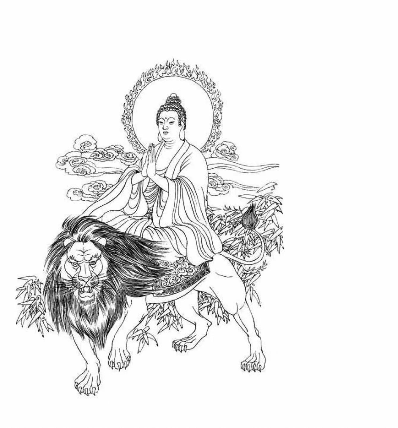 图谱神话人物工笔画白描,国画工笔人物白描图片大全大图