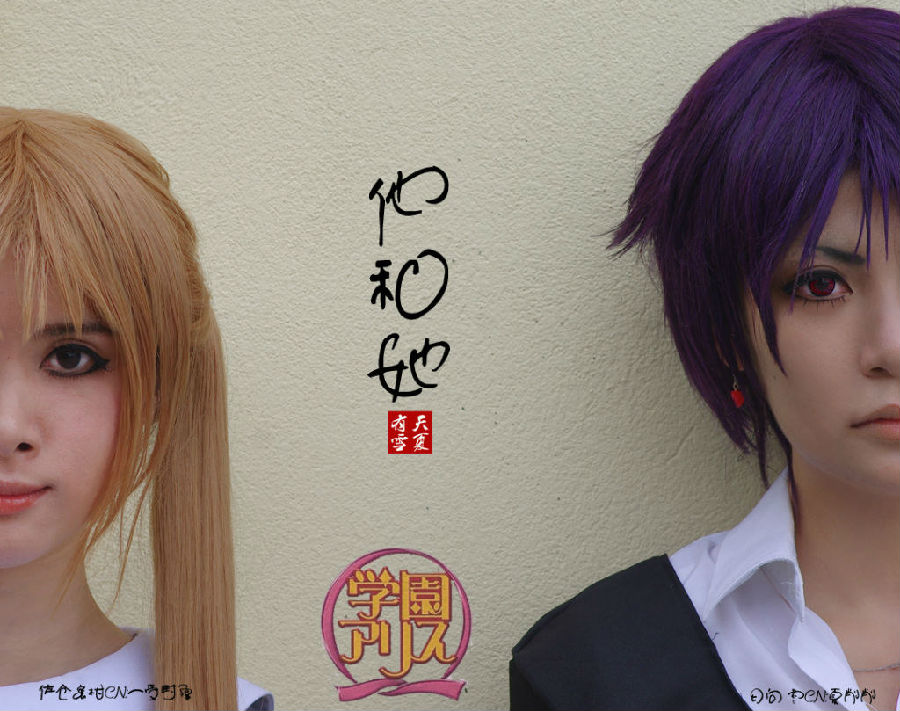 COS正片——学园爱丽丝—他和她—蜜枣向