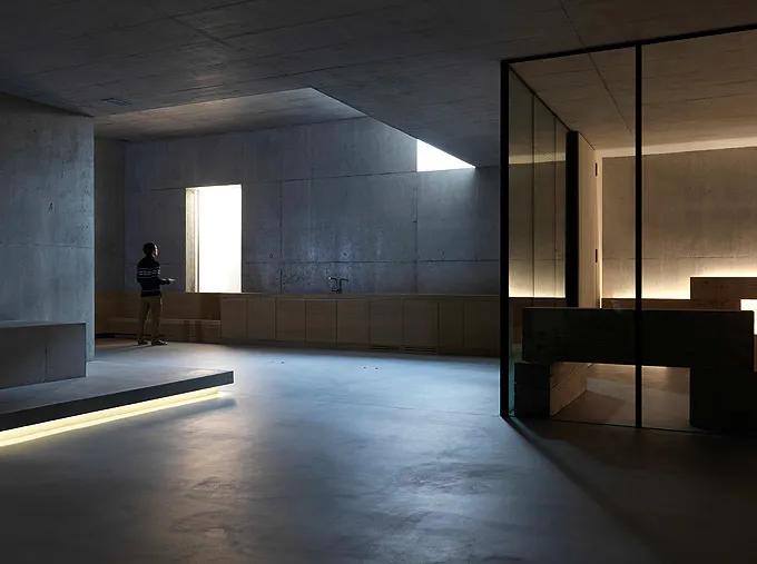 中式极简混凝土别墅设计,清水混凝土极简别墅