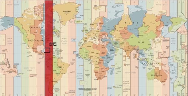 不同时区世界各地人们生活介绍,全球24个时区都有自己的标准时间