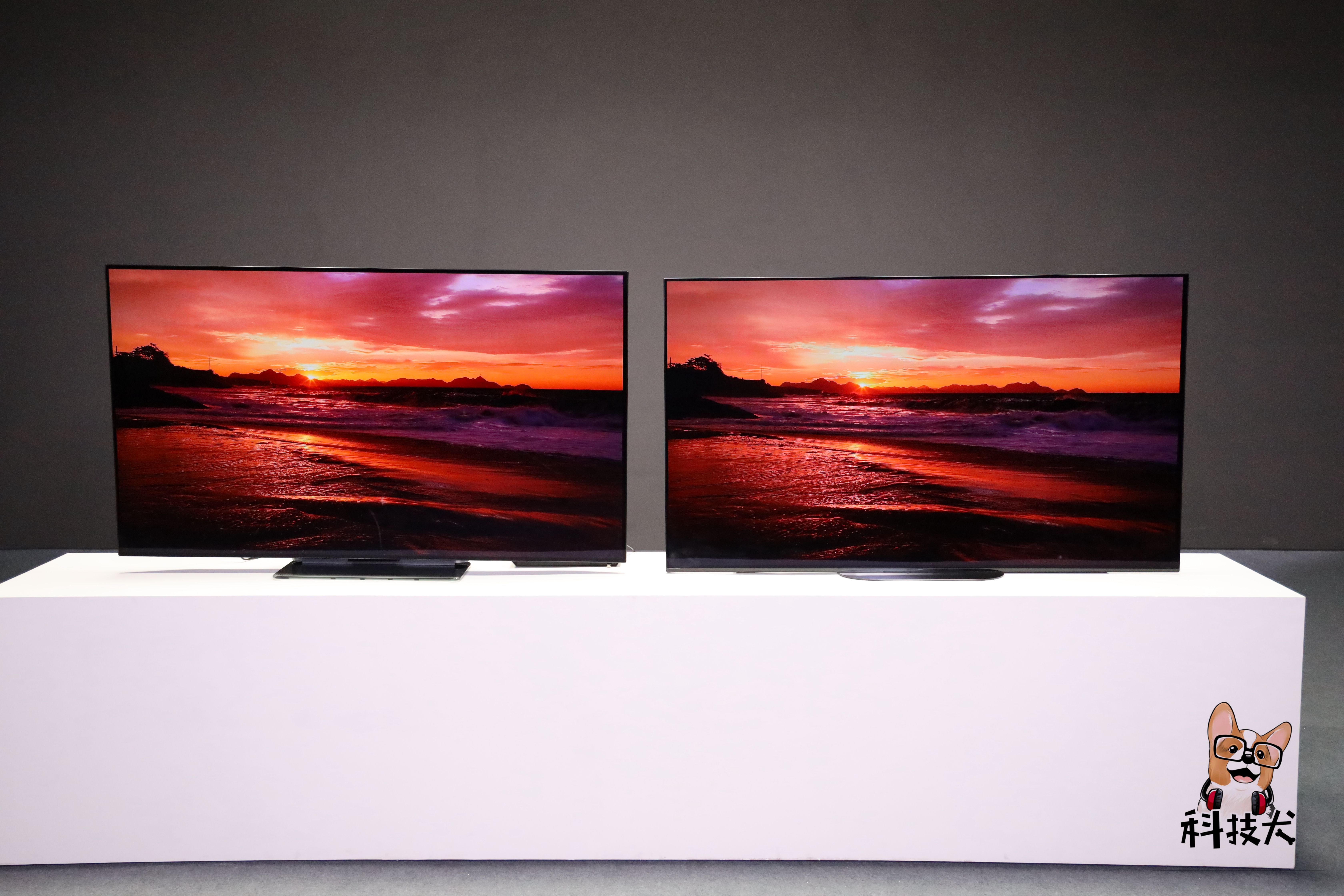 小米电视65寸oled对比索尼a8h,小米电视大师对比索尼a95
