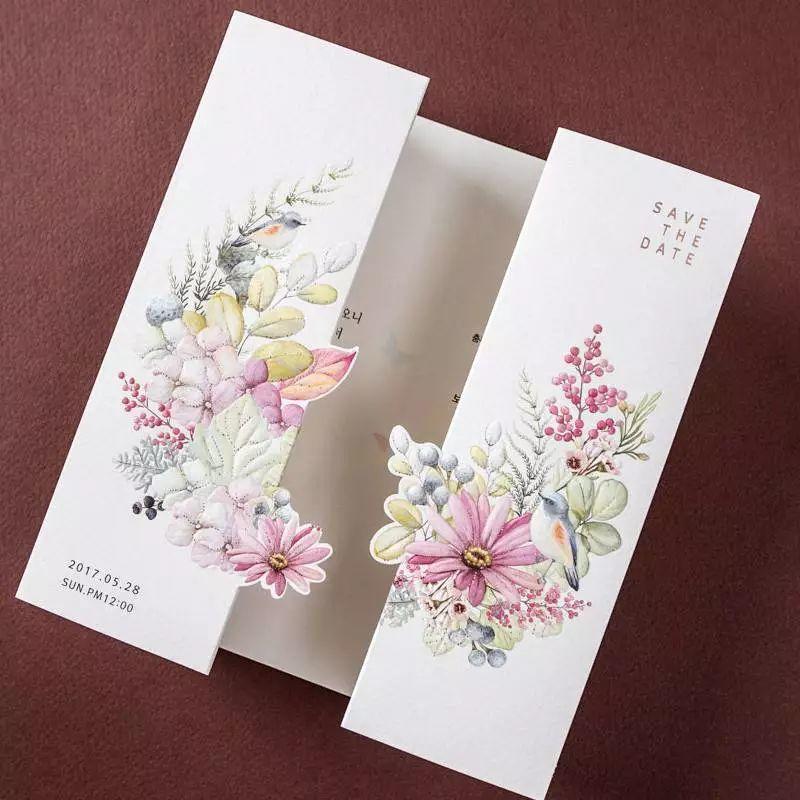 独特大气的婚礼请柬,简单高级婚礼请柬模板