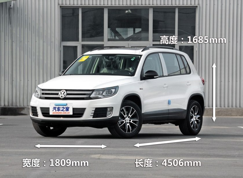 大众途观外形硬朗,精致硬朗的设计新款大众途观实车