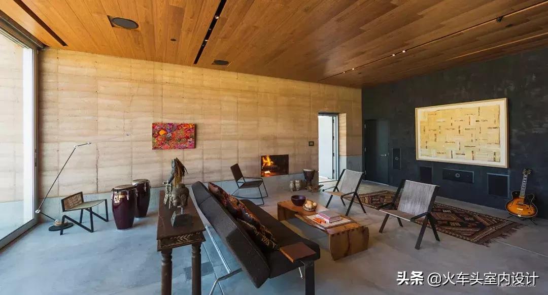 夯土水泥艺术外墙,夯土墙质感