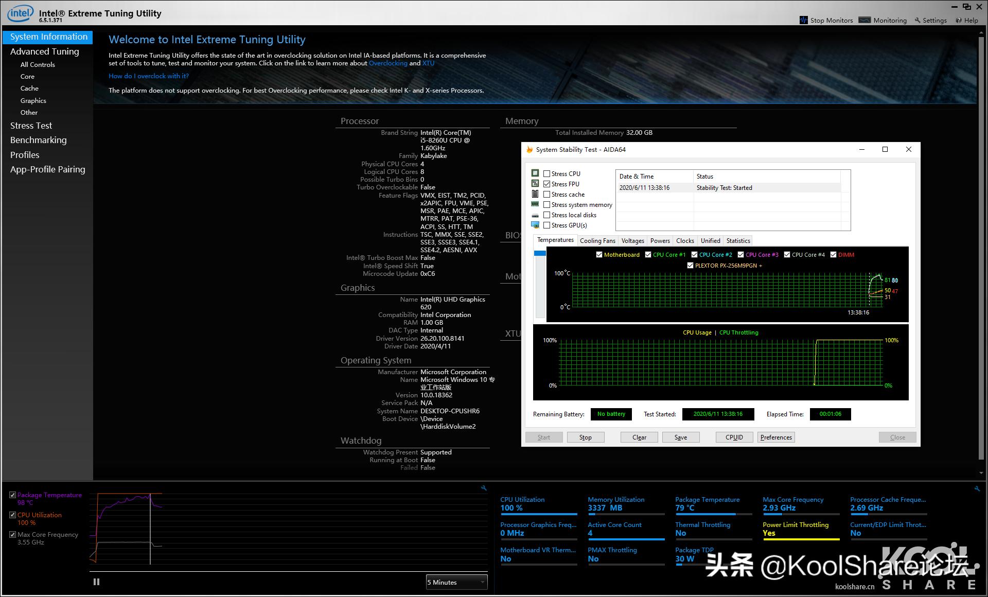 intelnuc豆子峡谷性能测评,nuc8i5beh评测
