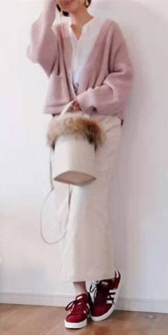 轻盈浪漫,裸粉色法式