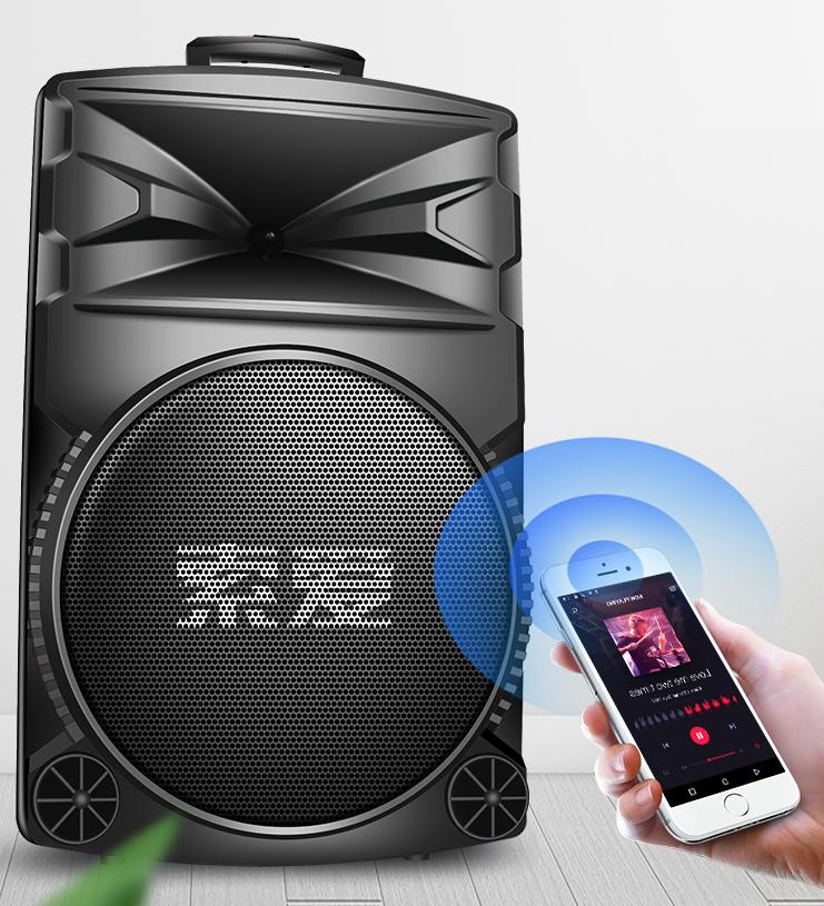 它就是广场舞的必备网红款索爱A89WM拉杆音箱