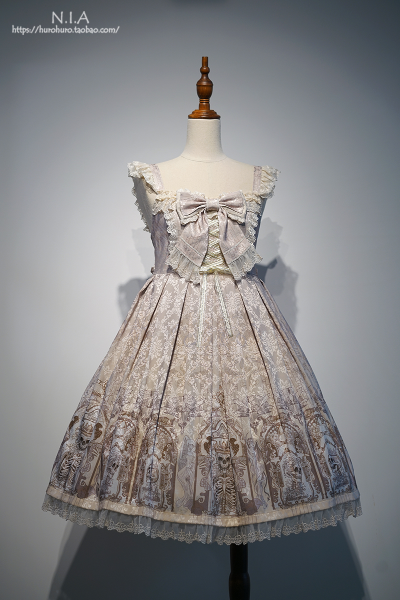 lolita下裙搭配,lolita裙冬季搭配