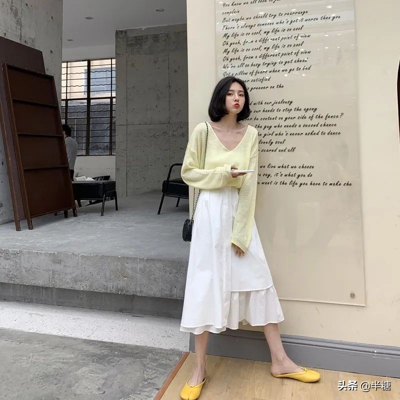 超长防晒半裙,半裙短款防晒