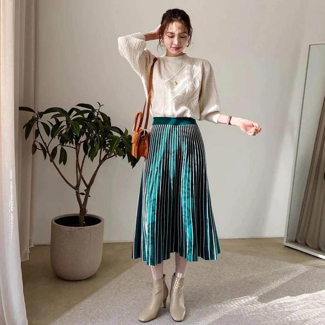 韩国小个子女人味穿搭秋冬,韩国158小个子穿搭博主