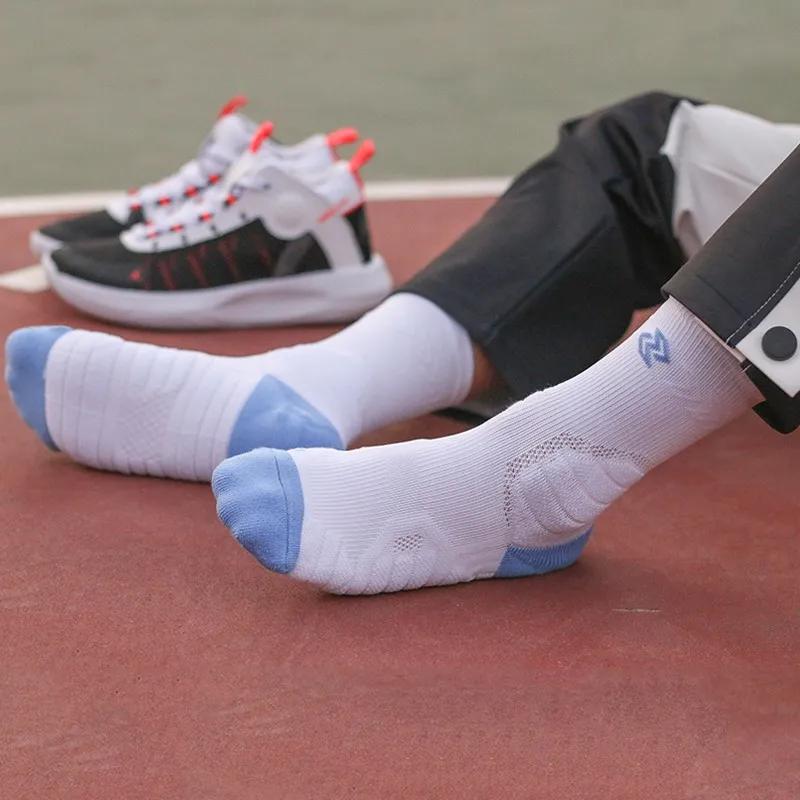 吸汗篮球球袜,北卡蓝长筒篮球袜