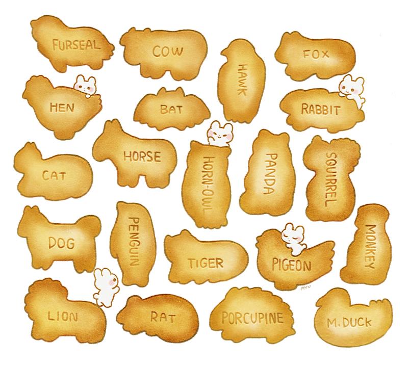 100个水彩美食插画,奈良美食插画