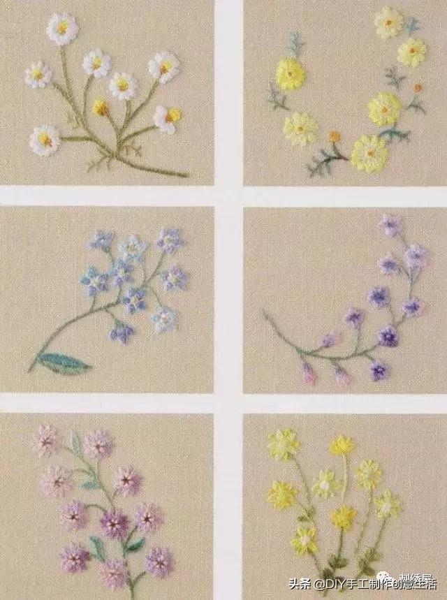 手工刺绣39款简单荷花刺绣图样,刺绣手工diy素材