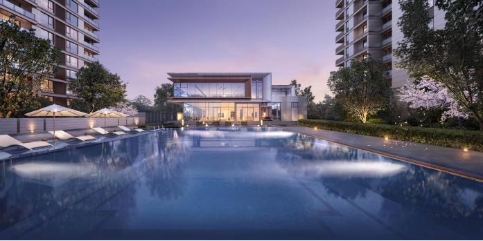 打破断供引爆区域蝶变，板块核心带泳池的公园住区即将开场