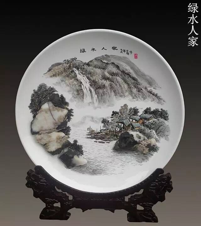 灵璧石小型盆景,灵璧石摆件纯天然观赏石