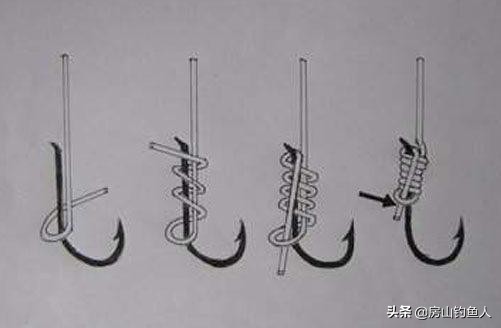 既简单又牢固的绑鱼钩方法,五种常用鱼钩的绑法总有一种适合