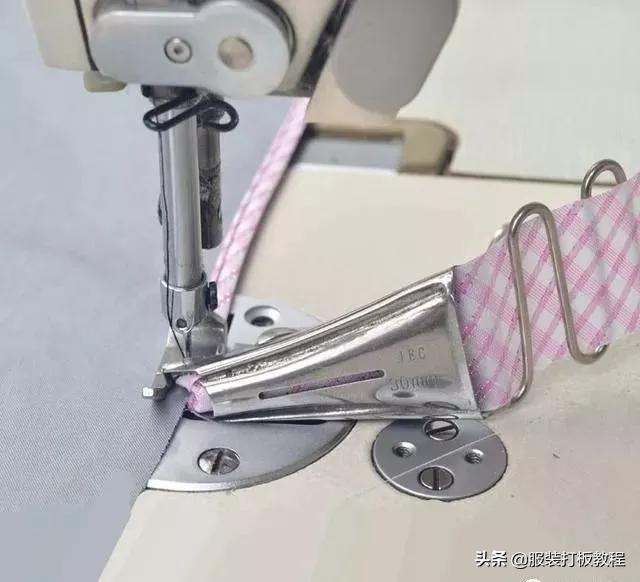 服装裁剪与缝制入门视频教程,45度包边条如何折叠裁剪