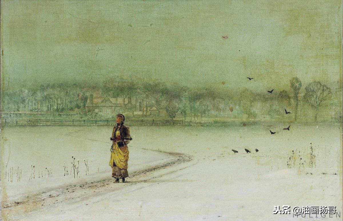 油画笔触和肌理图文,油画的调色和用笔的技巧