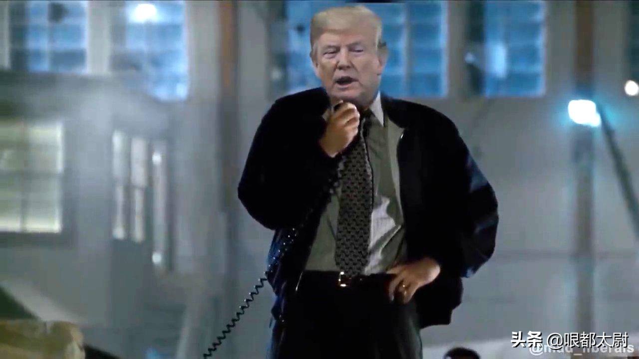 模仿24年前老电影，特朗普玩换脸视频！却被网友恶搞：僵尸*攻围**