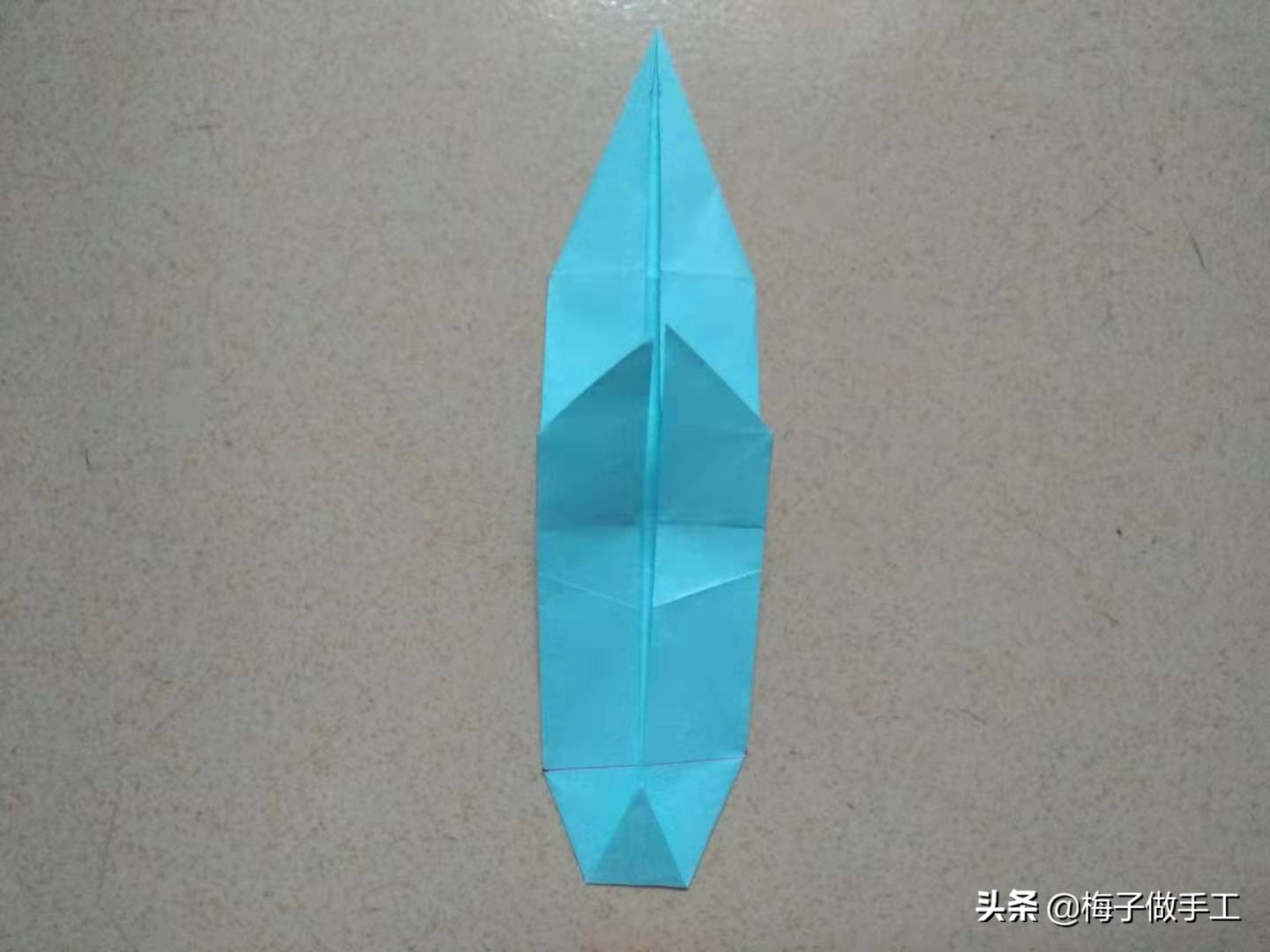 儿童手工折纸简单3-5岁宝剑,儿童手工折纸宝剑简单版慢教程