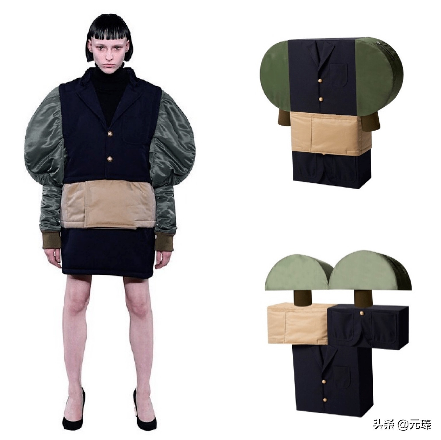 川久保玲时装秀经典款,川久保玲2017时装周