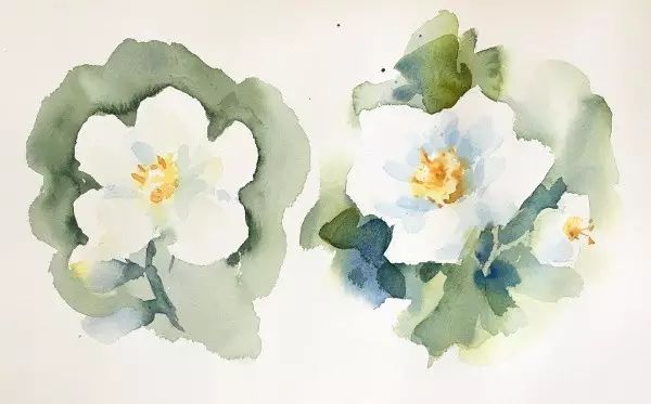 古风背景绘画水彩简单,绘画水彩风景简单