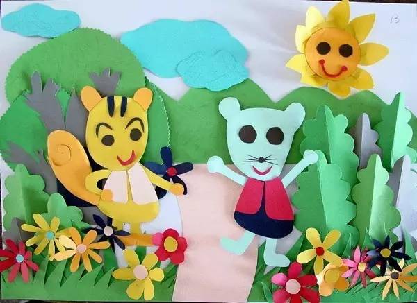 幼儿园墙面环创风格小清新,幼儿园环创可爱墙面布置简单大气