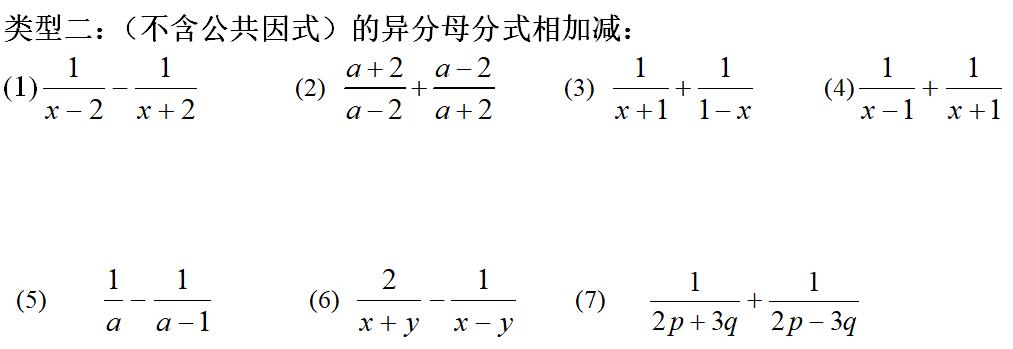 初中数学分式的加减知识点总结,初二数学分式的运算视频教程全集