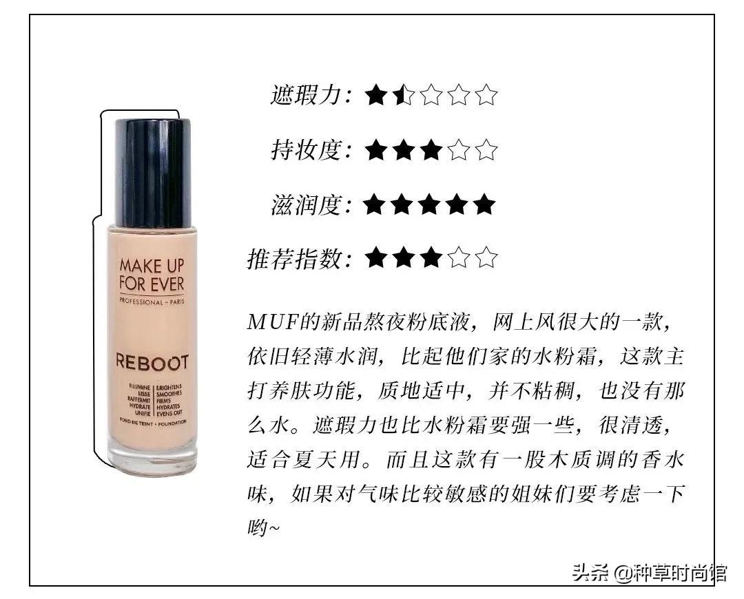 2020口碑最好粉底液油痘皮,全网火爆的十大粉底液测评