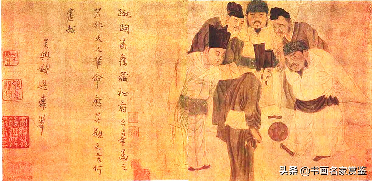 最早推动发扬了在画面上题写诗文，使诗书画合璧，被后世所继承