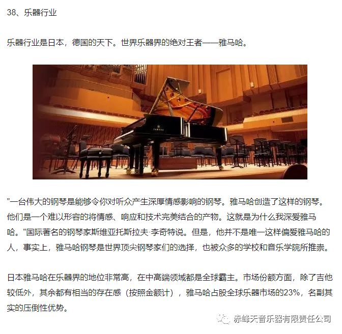 天音顶级车载音乐,雅马哈出过哪些乐器