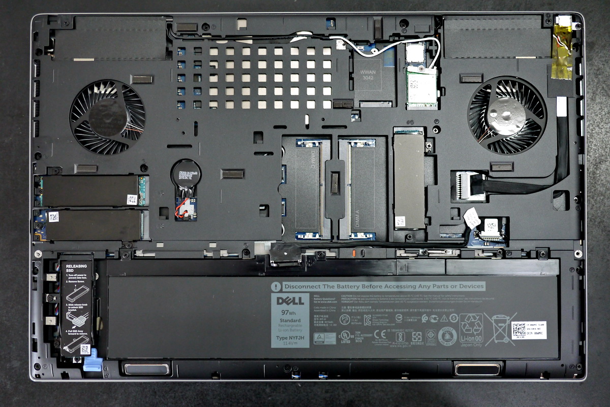 戴尔移动工作站precision7760拆机,dellprecision7510工作站拆机