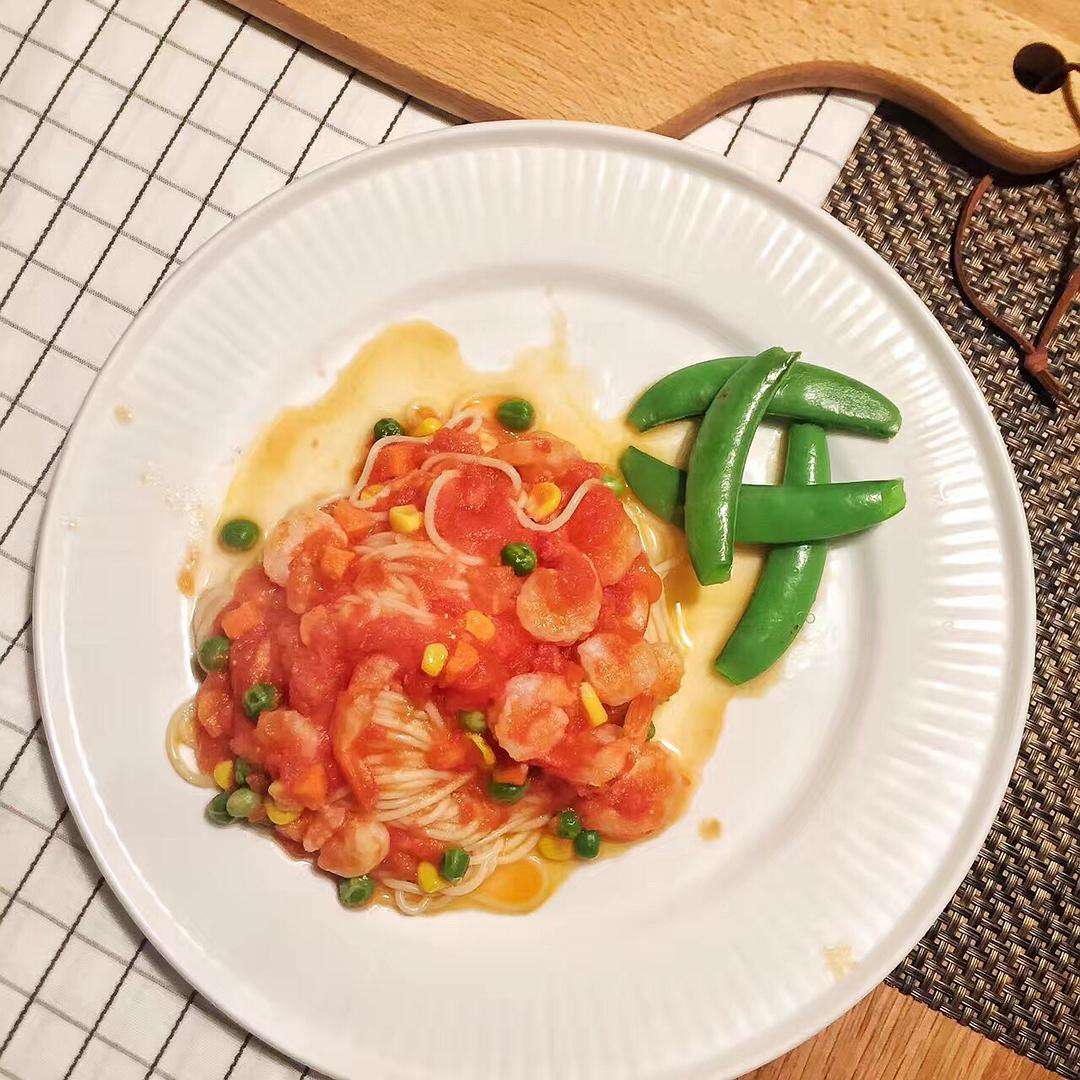 番茄虾仁最正宗的做法,番茄虾仁放什么调料最好吃