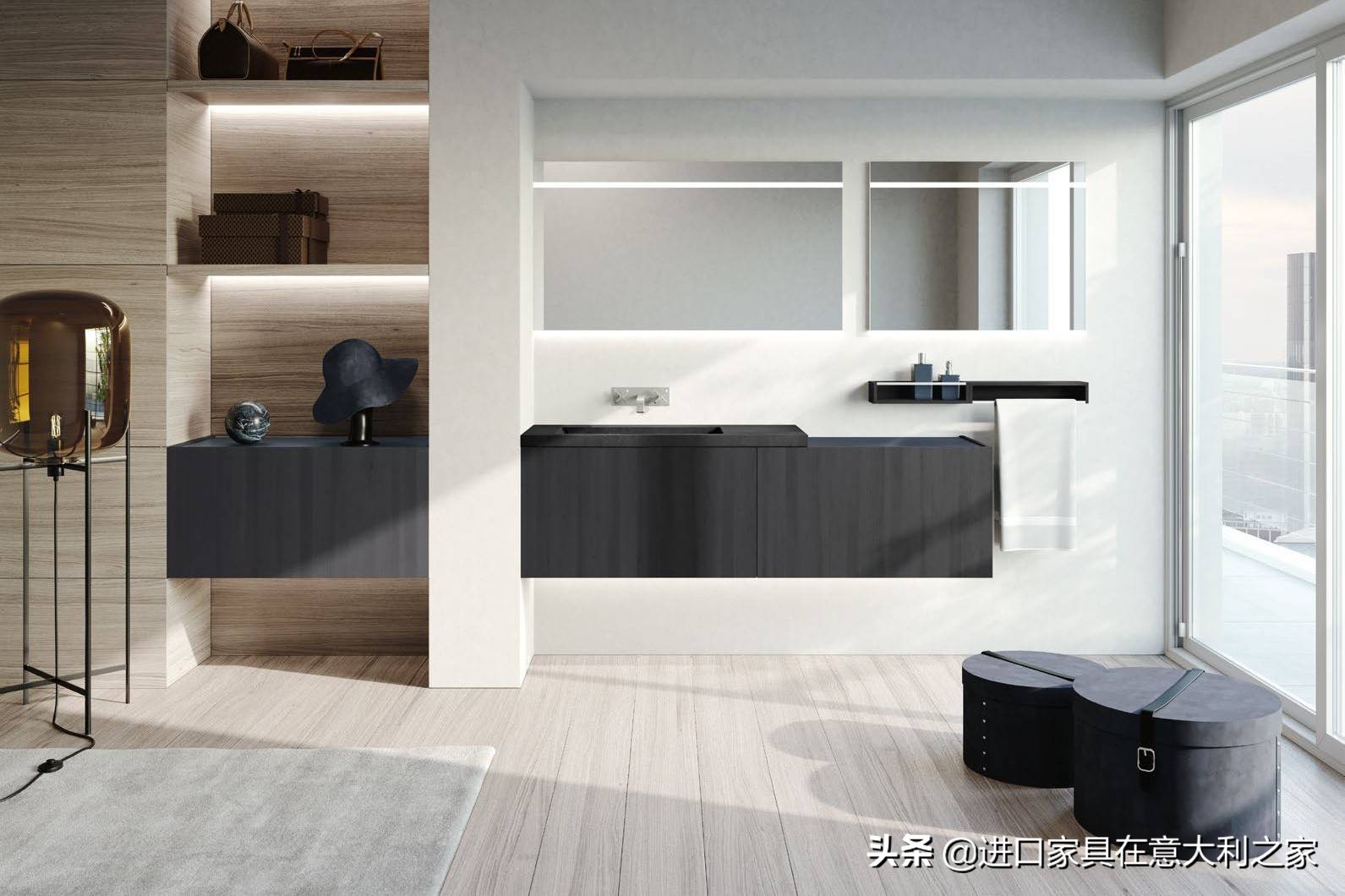 精致又实用的陶瓷一体浴室柜,颜值超高陶瓷浴室柜