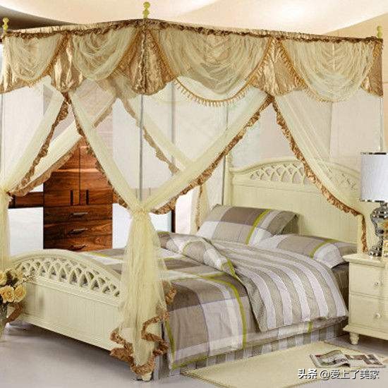 床幔怎么装好看,床幔怎么安装固定更大气