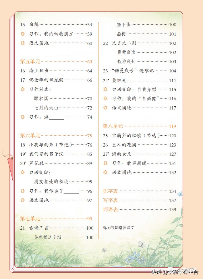 四年级下册语文电子课本古诗,部编四年级下册语文电子课本
