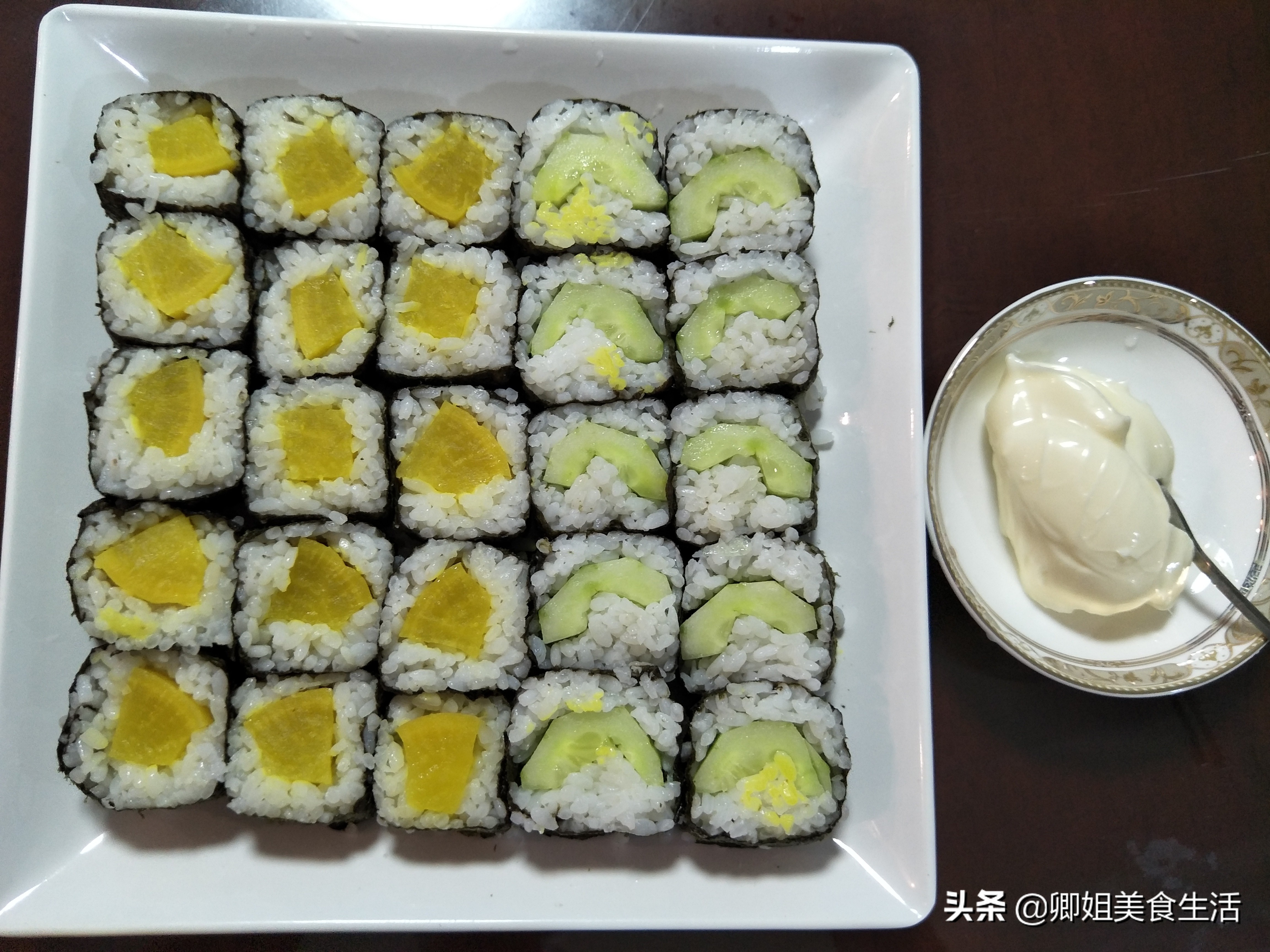 不用海苔就能做的寿司,寿司没有寿司醋白醋拿什么代替