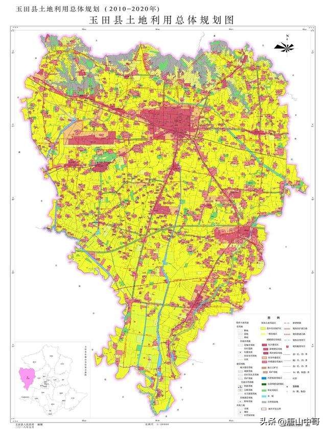 玉田县城区最新规划图,向西还是向东