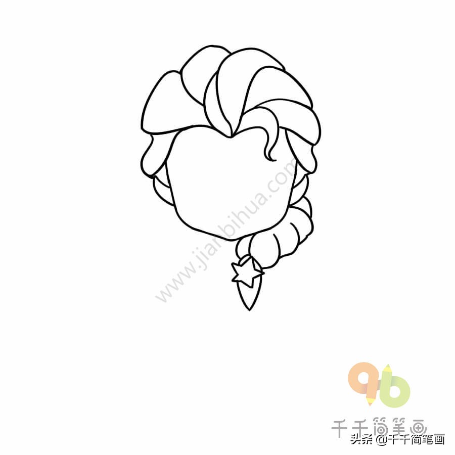 艾莎公主简笔画视频,简笔画艾莎公主简单又漂亮图片