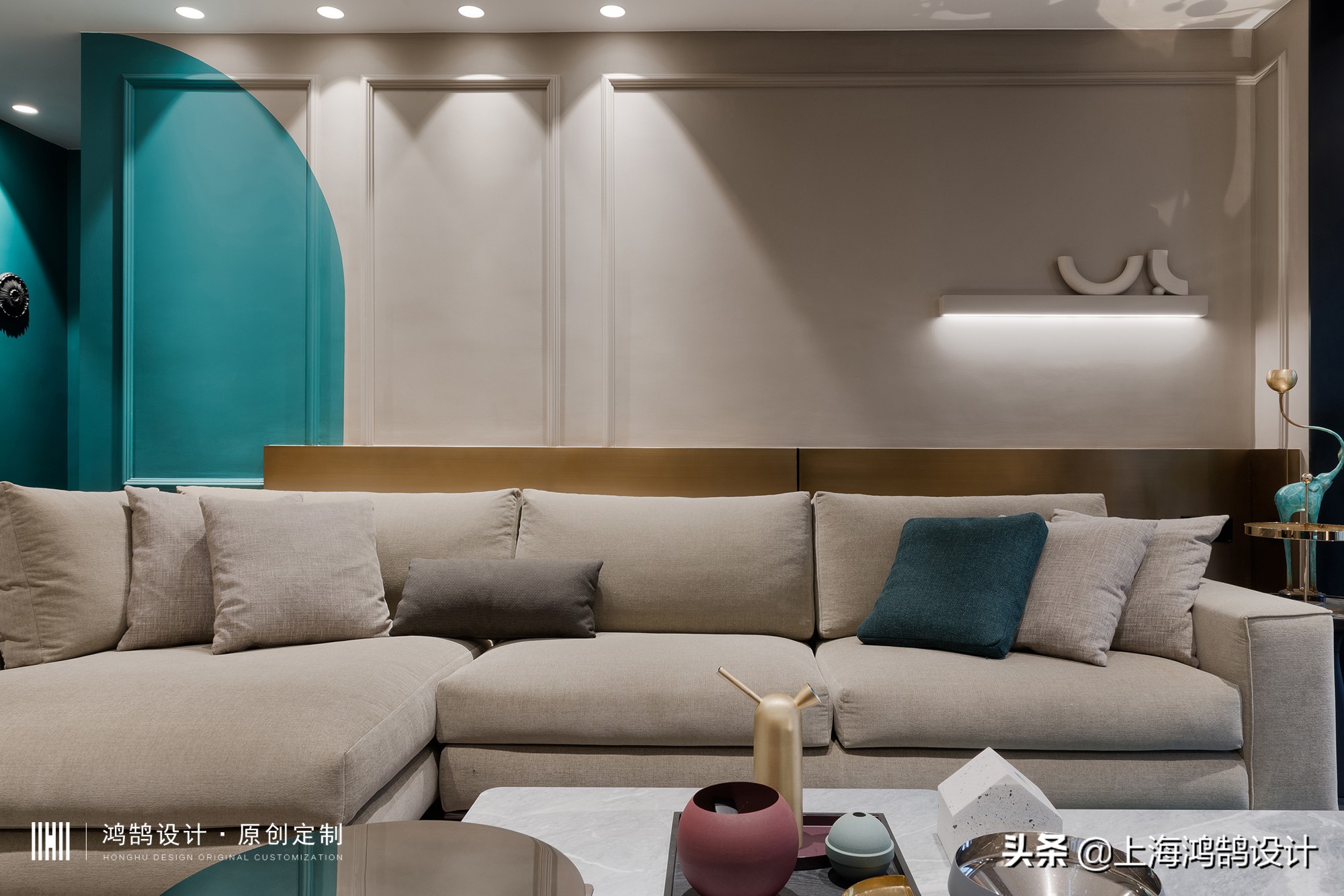 艺术家的室内软装设计案例,孟菲斯风格屏风软装