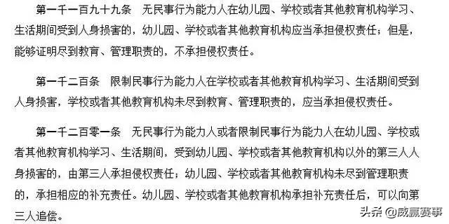 民法典对孩子在学校受伤如何界定,民法典儿童伤害规则