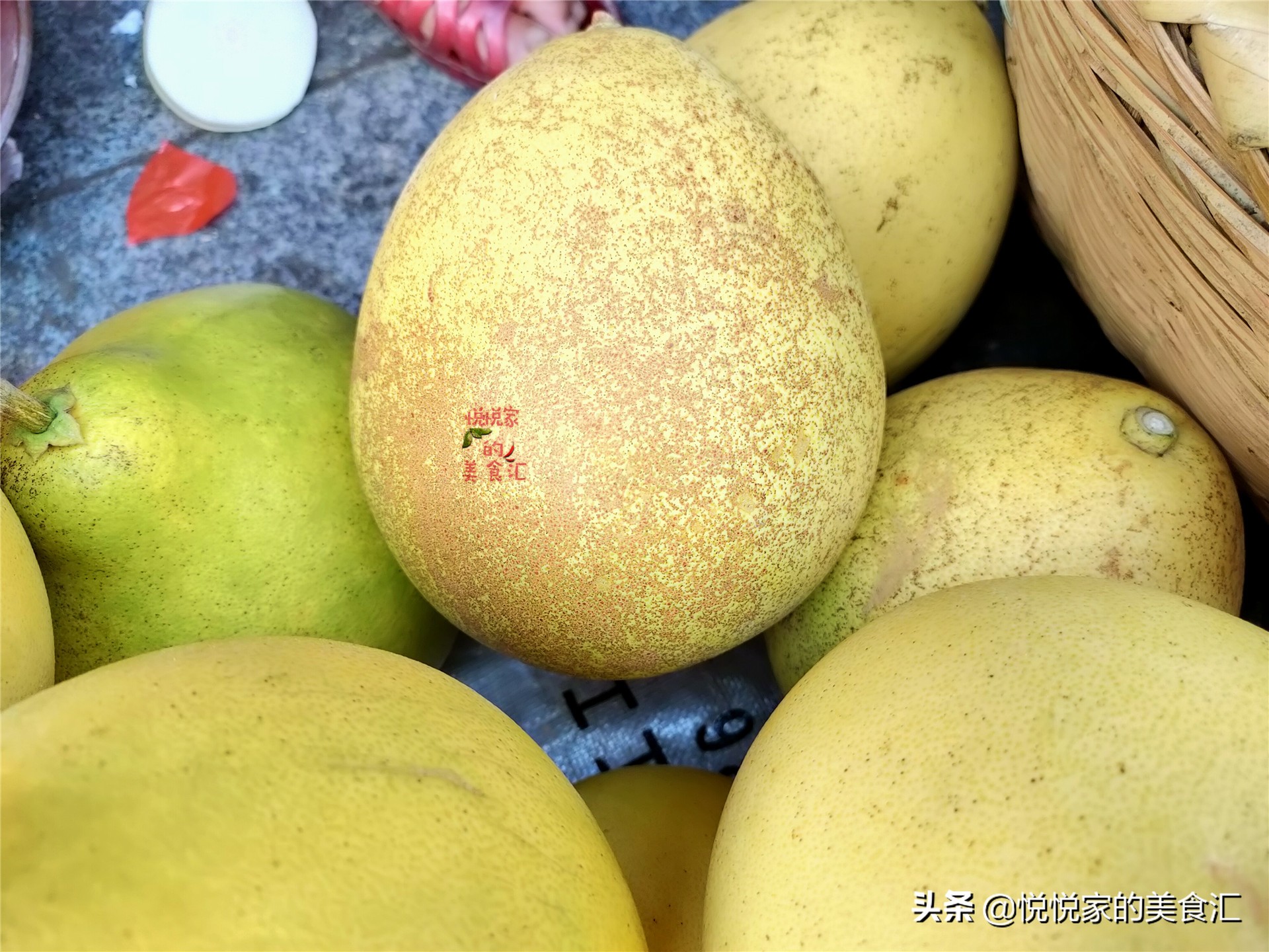 怎样挑柚子最甜,怎样挑柚子好方法图片